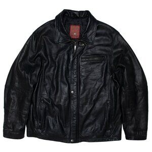 Trapper (Germany) Lamb Nappa Leather Field Jacket : XXL